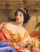 Simon Vouet The Muses Urania and Calliope painting